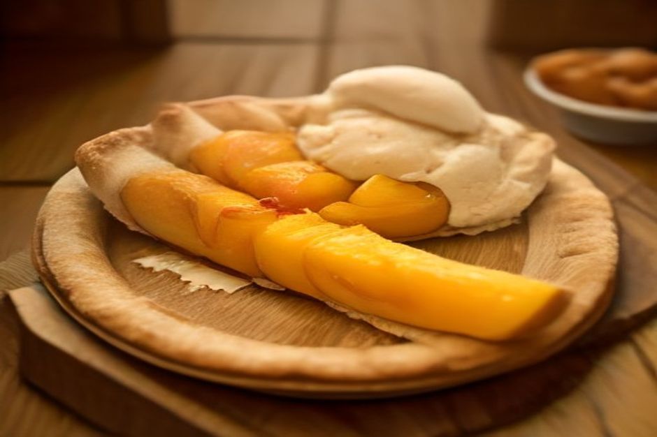 Brown Butter Cardamom Peach Galette