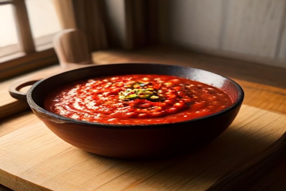 Step 3: Build the harissa sauce